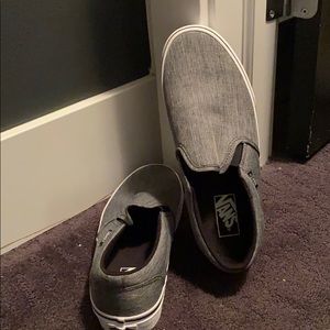 VANS Grey Slip Ons